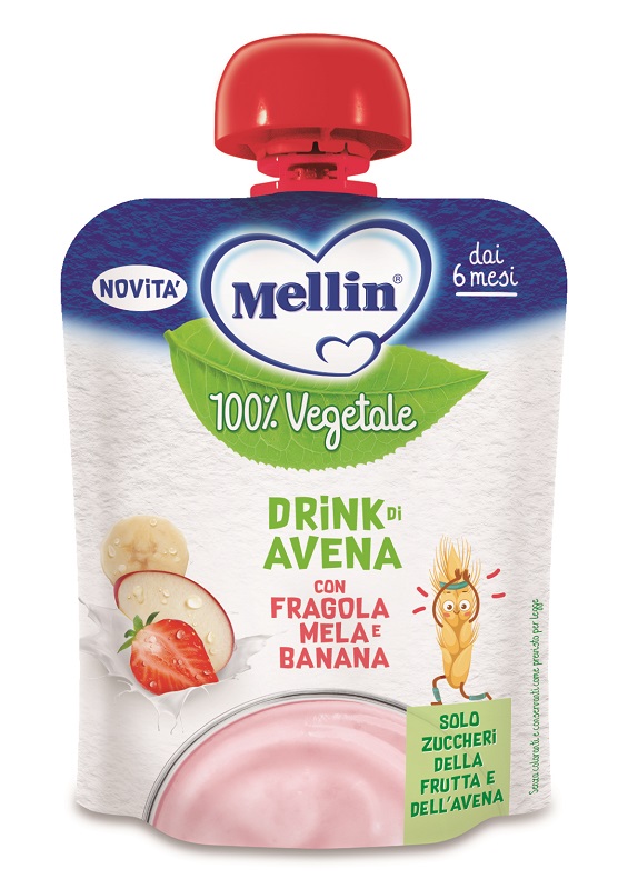 MELLIN POUCH AVENA MELA FRAGOLA BANANA 90 G - Farmacia De Pasquale