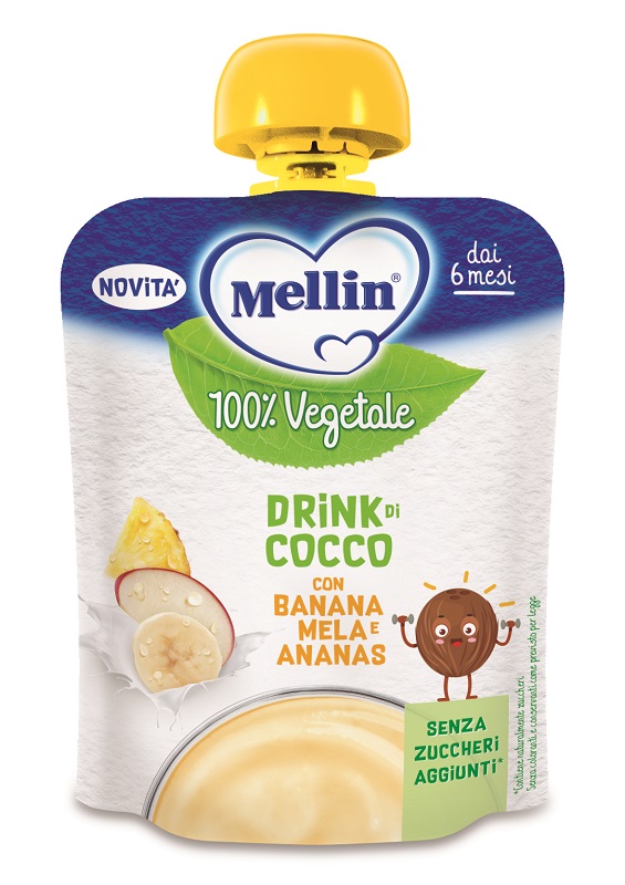 MELLIN POUCH COCCO MELA BANANA ANANAS 90 G - Farmacia De Pasquale