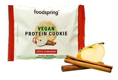 VEGAN PROTEIN COOKIE MELA E CANNELLA 50 G - Farmacia De Pasquale