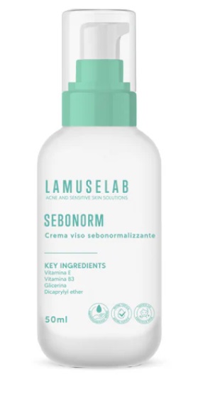 LAMUSELAB SEBONORM CREMA VISO SEBONORMALIZZANTE 50 ML - Farmacia De Pasquale