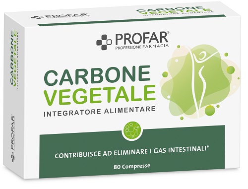 PROFAR CARBONE VEGETALE 80 COMPRESSE - Farmacia De Pasquale
