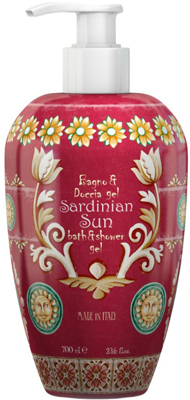 MAIOLICHE BAGNODOCCIA 700 ML SARDINIAN SUN - Farmacia De Pasquale