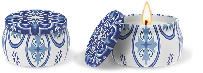 MAIOLICHE CANDELA BLUE - Farmacia De Pasquale