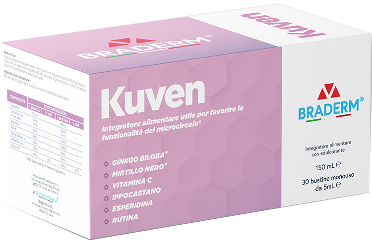 KUVEN LIQUIDO 30 BUSTINE DA 5 ML BRADERM - Farmacia De Pasquale
