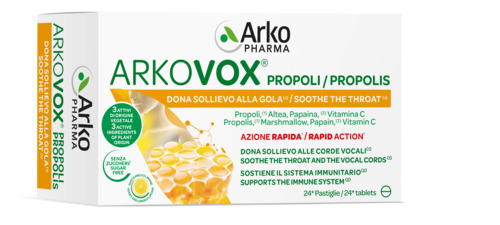ARKOVOX PROPOLI MIELE/LIMONE 24 COMPRESSE - Farmacia De Pasquale
