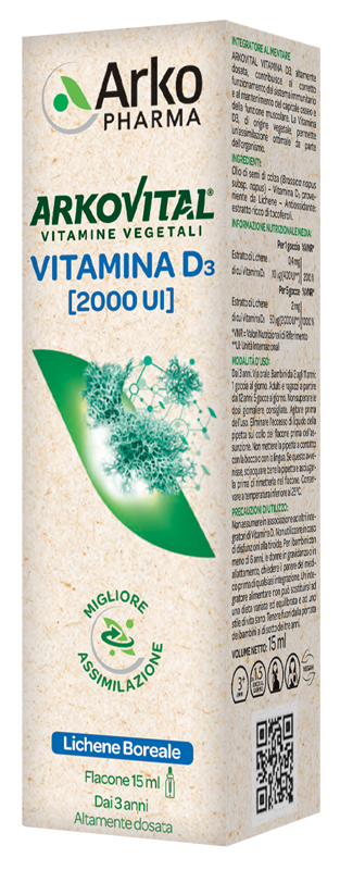 ARKOVITAL VITAMIN D3 15 ML - Farmacia De Pasquale