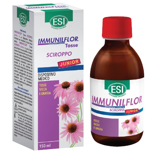 ESI IMMUNILFLOR SCIROPPO TOSSE JUNIOR 150 ML - Farmacia De Pasquale