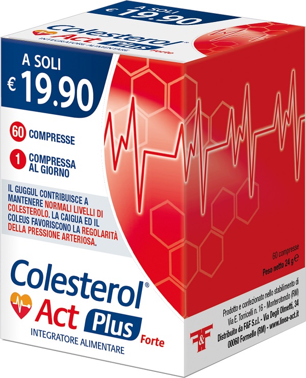 COLESTEROL ACT PLUS FORTE 60 COMPRESSE - Farmacia De Pasquale