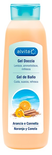 ALVITA GEL DOCCIA ARANCIA E CANNELLA 300 ML - Farmacia De Pasquale