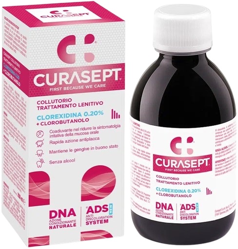 CURASEPT COLLUTORIO ADS DNA TRATTAMENTO LENITIVO 200 ML - Farmacia De Pasquale