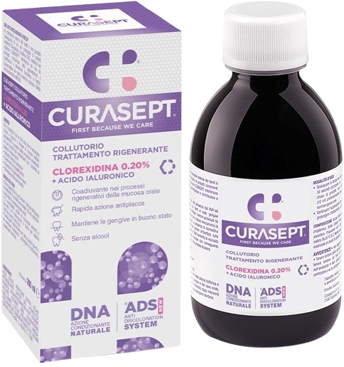 CURASEPT COLLUTORIO ADS DNA TRATTAMENTO RIGENERANTE 200 ML - Farmacia De Pasquale