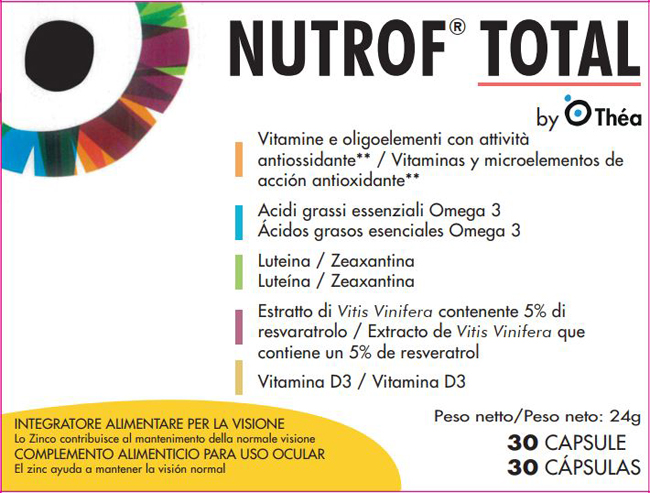NUTROF TOTAL 30 CAPSULE - Farmacia De Pasquale