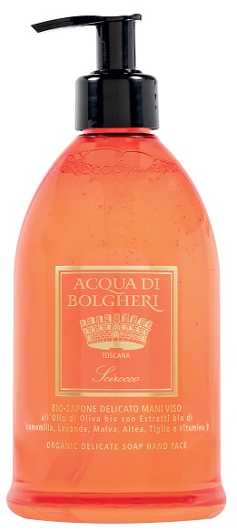 ACQUA DI BOLGHERI SAPONE DELICATO BIO SCIROCCO 500 ML - Farmacia De Pasquale