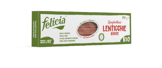 FELICIA SPAGHETTONI LENTICCHIE ROSSE 250 G - Farmacia De Pasquale