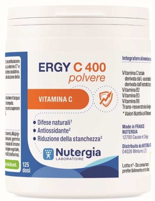 ERGY C 400 POLVERE 125 G - Farmacia De Pasquale