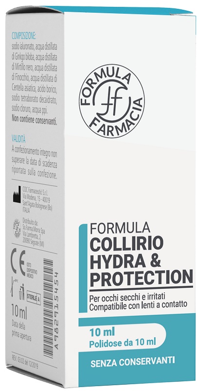 FORMULA COLLIRIO HYDRA&PROTECT SENZA CONSERVANTI 10 ML - Farmacia De Pasquale