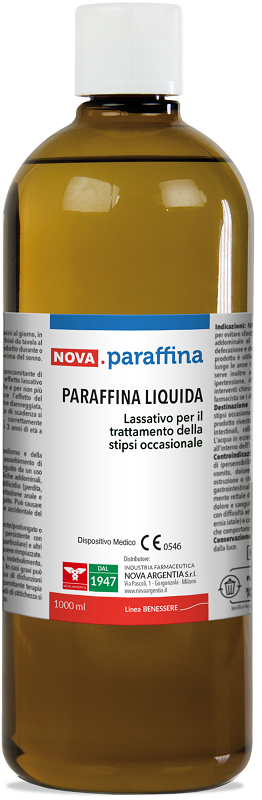 NOVA PARAFFINA LIQUIDA 1000 ML - Farmacia De Pasquale