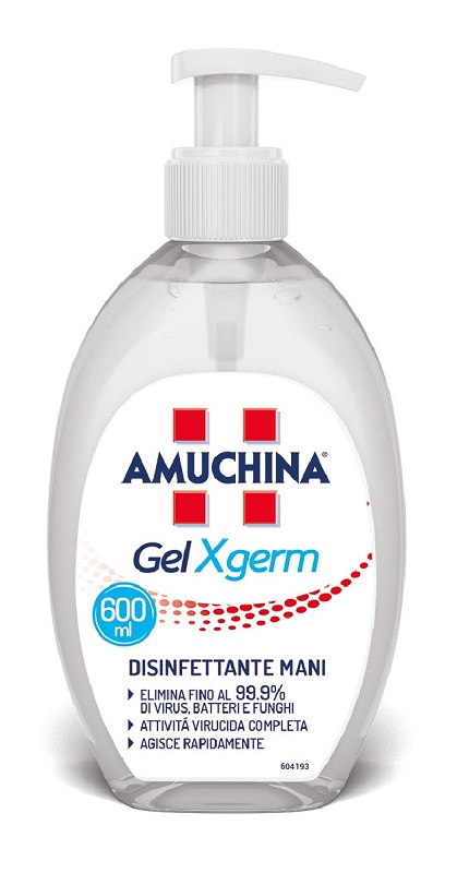 AMUCHINA GEL X-GERM DISINFETTANTE MANI 600 ML IT - Farmacia De Pasquale
