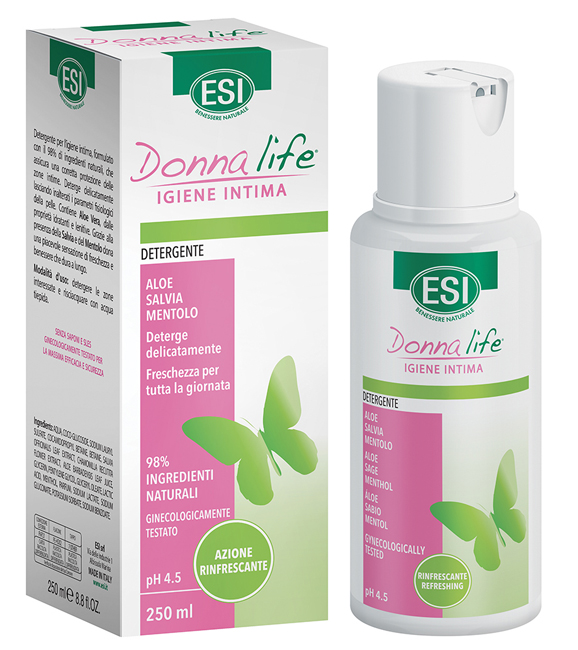ESI DONNA LIFE DETERGENTE INTIMO RINFRESCANTE 250 ML - Farmacia De Pasquale