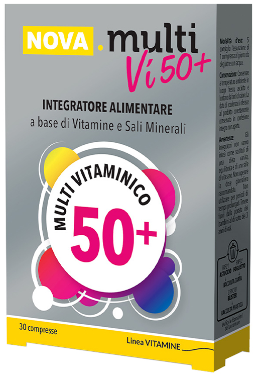 NOVA MULTIVI 50+ 30 COMPRESSE - Farmacia De Pasquale