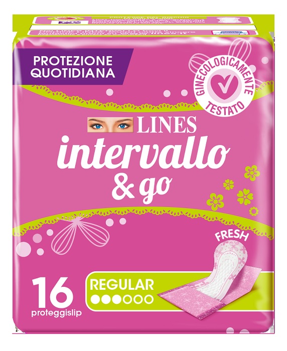 PROTEGGISLIP LINES INTERVALLO FRESH&GO RIPIEGATI 16 PEZZI - Farmacia De Pasquale