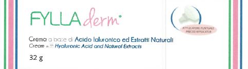 CREMA ACIDO IALURONICO ED ESTRATTI NATURALI FYLLADERM 32 G - Farmacia De Pasquale