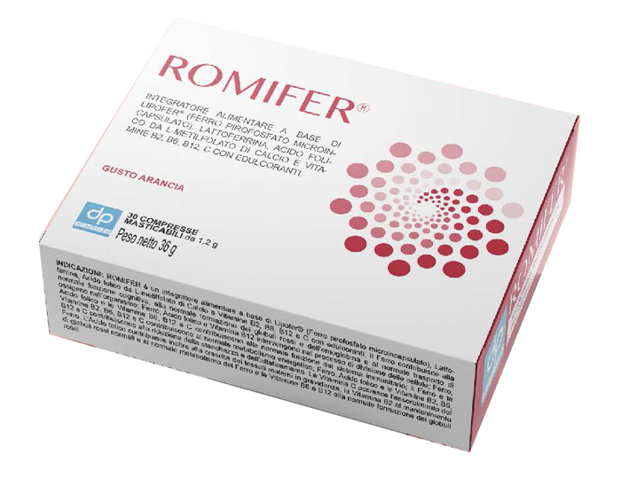 ROMIFER 30 COMPRESSE MASTICABILI - Farmacia De Pasquale