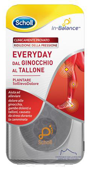 PLANTARE SOLLIEVO DOLORE DA GINOCCHIO A TALLONE SCHOLL IN BALANCE EVERYDAY S - Farmacia De Pasquale