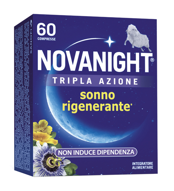 NOVANIGHT TRIPLA AZIONE SONNO RIGENERANTE 60 COMPRESSE - Farmacia De Pasquale