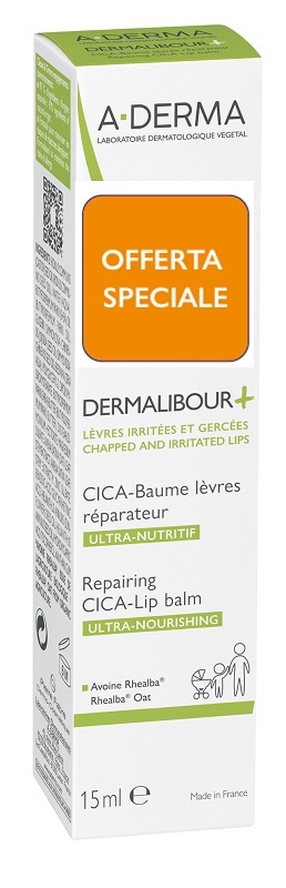 DERMALIBOUR + CICA BALSAMO LABBRA 15 ML - Farmacia De Pasquale