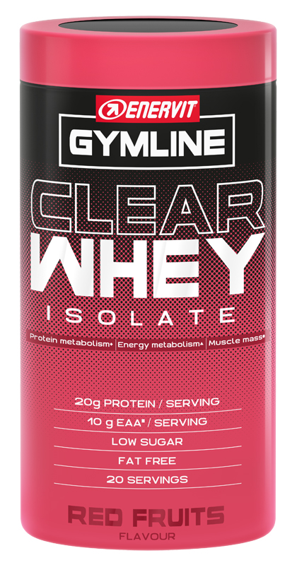 GYMLINE CLEAR WHEY ISOLATE RED FRUITS 480 G - Farmacia De Pasquale