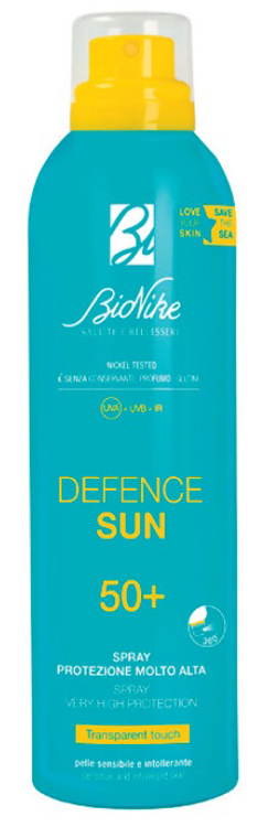 DEFENCE SUN SPRAY TRANSPARENT TOUCH 50+ 200 ML - Farmacia De Pasquale