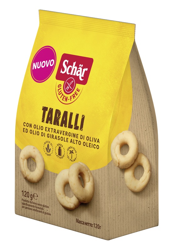 SCHAR TARALLI SENZA LATTOSIO 120 G - Farmacia De Pasquale