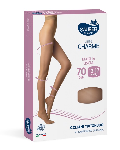 SAUBER CHARME COLLANT 70 DENARI TUTTONUDO ML MEDIO 2 - Farmacia De Pasquale