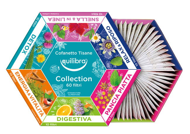 COFANETTO TISANE COLLECTION 60 FILTRI - Farmacia De Pasquale