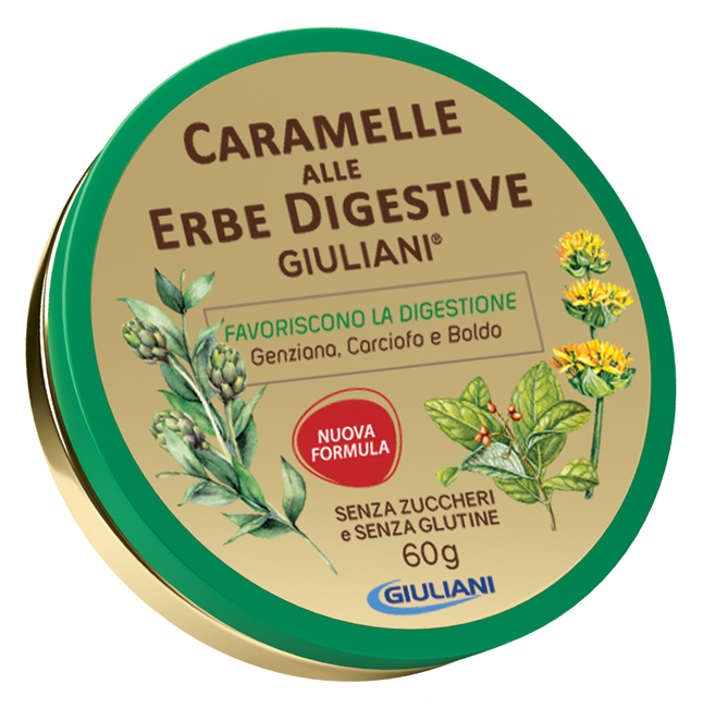 CARAMELLE DIGESTIVE SENZA ZUCCHERO NUOVA FORMULAZIONE 60 G - Farmacia De Pasquale