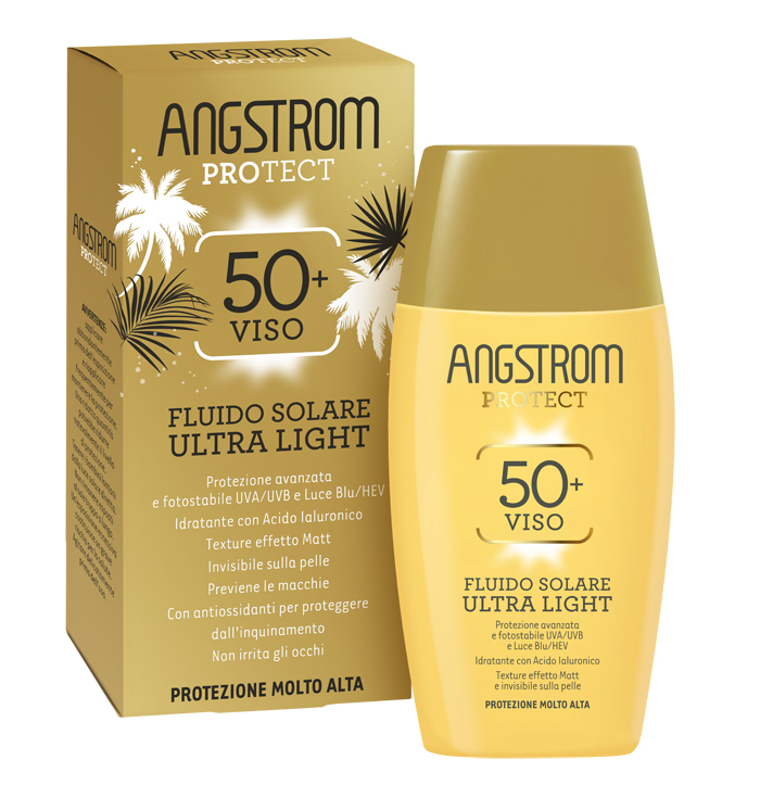 ANGSTROM FLUIDO SOLARE VISO ULTRA LIGHT SPF 50+ 40 ML - Farmacia De Pasquale