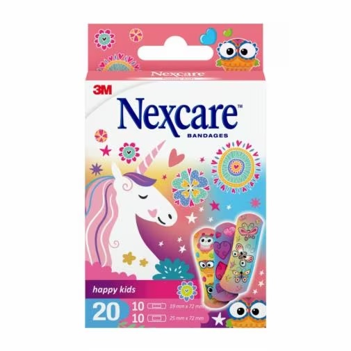 CEROTTO NEXCARE HAPPY KIDS MAGIC BAMBINE 20 PEZZI - Farmacia De Pasquale