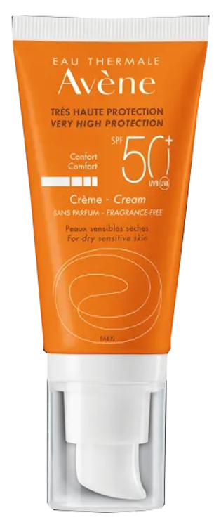 AVENE SOL CREMA SPF50+ SENZA PROFUMO NUOVA FORMULA 50 ML - Farmacia De Pasquale
