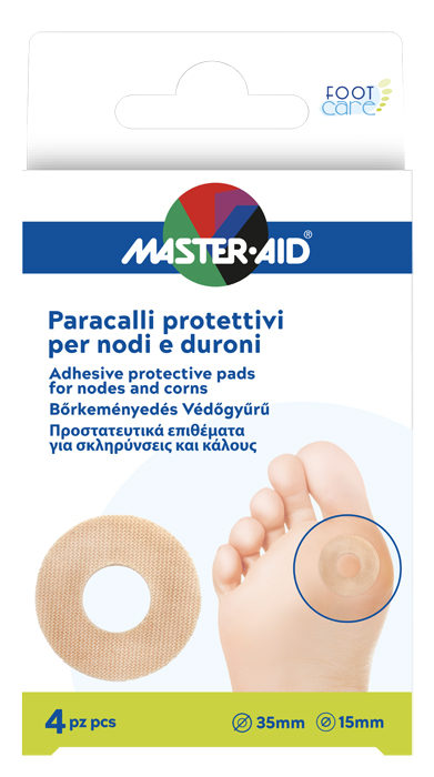 PARACALLI MASTER-AID FOOTCARE NODI E DURONI 4 PEZZI B8 - Farmacia De Pasquale