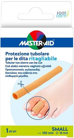 PROTEZIONE TUBOLARE MASTER-AID FOOTCARE RITAGLIABILE 15 CM 15 MM SMALL C6 - Farmacia De Pasquale