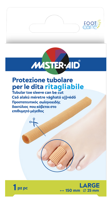 PROTEZIONE TUBOLARE MASTER-AID FOOTCARE RITAGLIABILE 15 CM 25 MM LARGE C8 - Farmacia De Pasquale