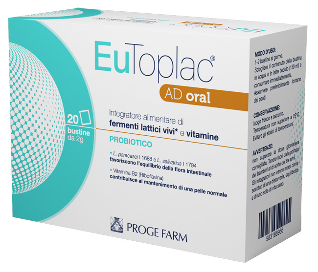 EUTOPLAC AD ORAL 20 BUSTINE - Farmacia De Pasquale