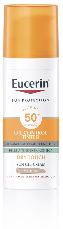 EUCERIN SUN OIL CONTROL TINTED CREAM SPF50+ 50 ML - Farmacia De Pasquale