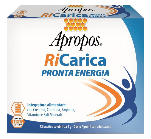 APROPOS RICARICA PRONTA ENERGIA 12 BUSTINE 6 G - Farmacia De Pasquale