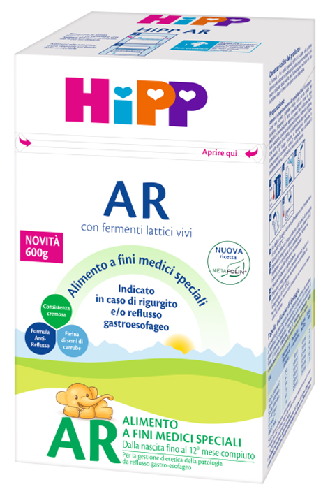 HIPP LATTE ANTIREFLUSSO CON METAFOLINA 600 G - Farmacia De Pasquale