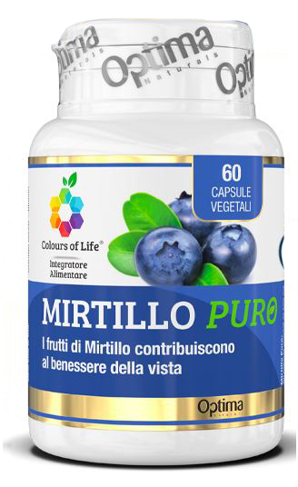 COLOURS OF LIFE MIRTILLO PURO 60 CAPSULE VEGETALI 500 MG - Farmacia De Pasquale