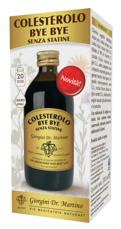 COLESTEROLO BYE BYE SENZA STATINE 200 ML - Farmacia De Pasquale