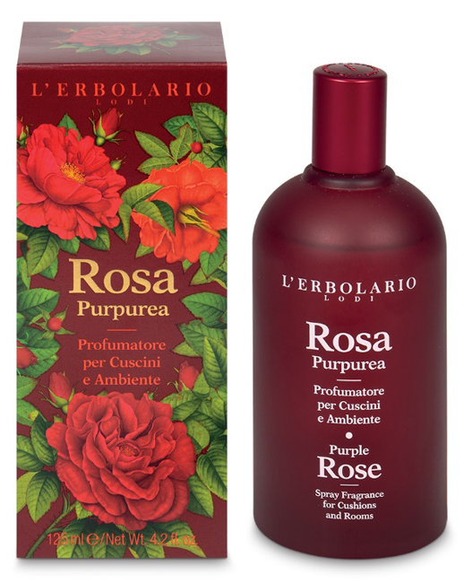 ROSA PURPUREA PROFUMATORE PER CUSCINI & AMBIENTE 125 ML - Farmacia De Pasquale