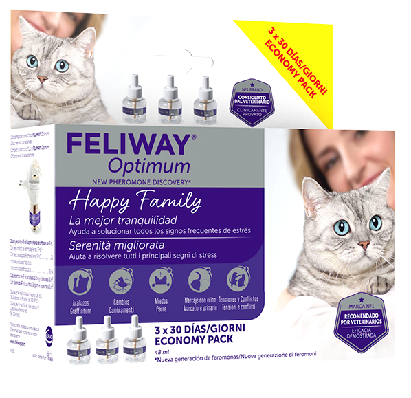 FELIWAY OPTIMUM REFILL 3X48 ML - Farmacia De Pasquale